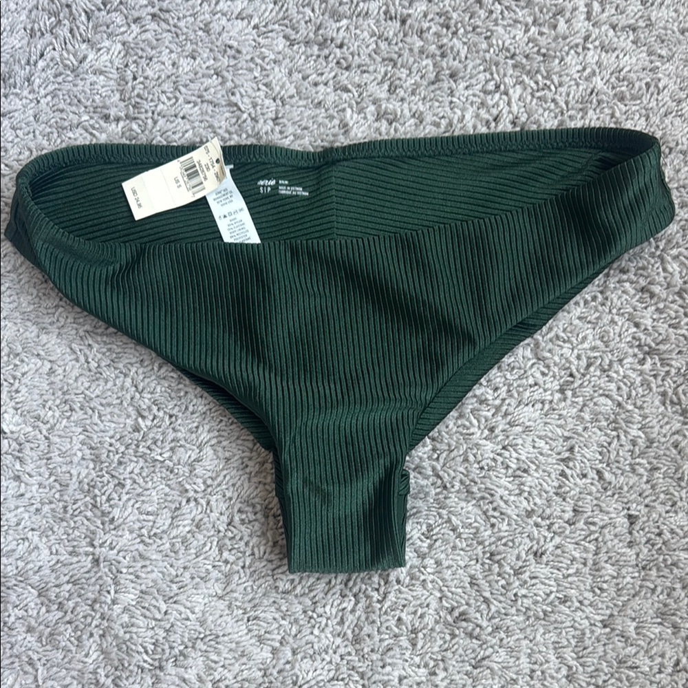 Aerie Shine Ribbed Bikini Bottoms
